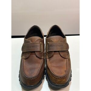 Polo Sport Ralph Lauren Leather Boat Shoes Loafers Brown Women's Size 7.5B